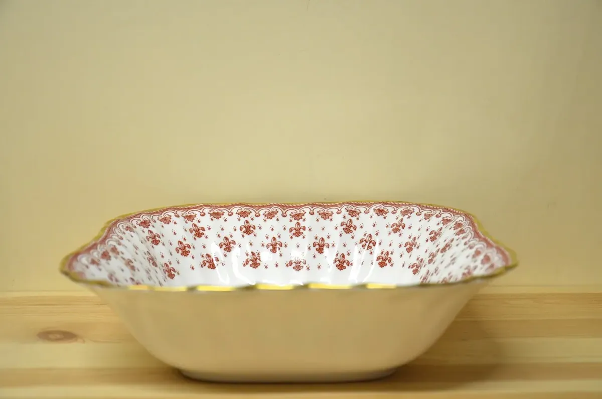 Spode Fleur de Lys red Schüssel