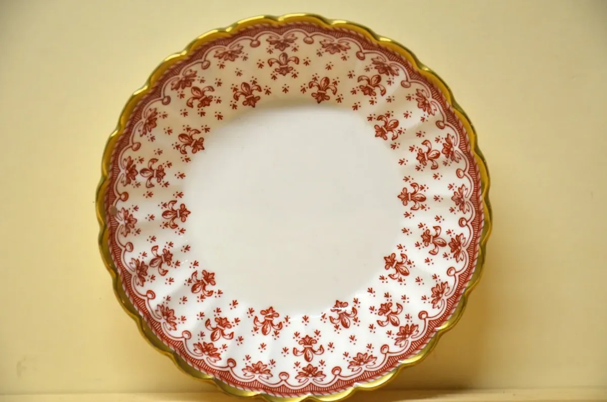 Spode Fleur de Lys red Schälchen