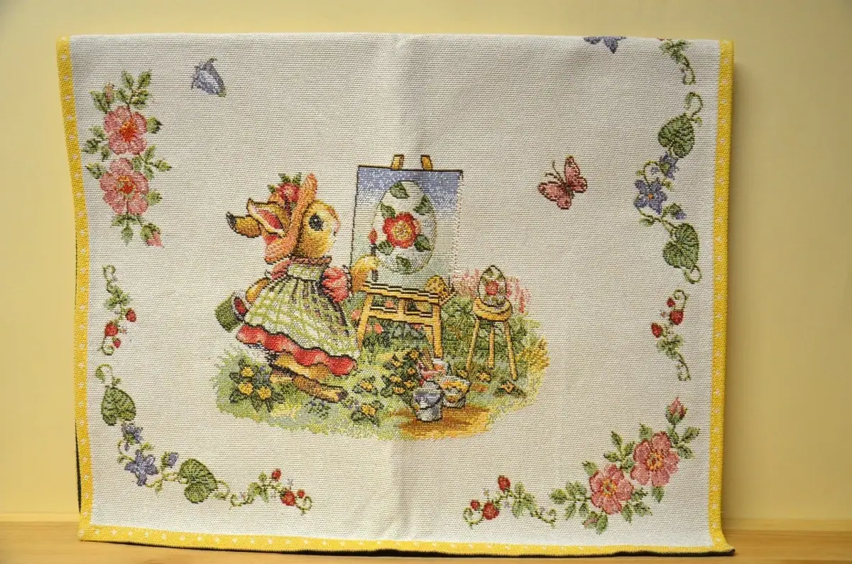 Villeroy & Boch Spring Fantasy Tischläufer XL Hasenfamilie NEU