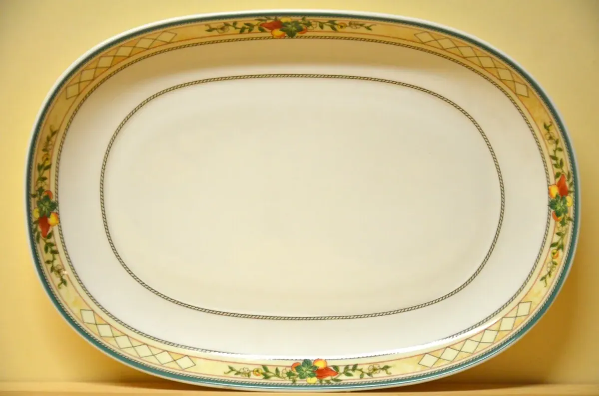 Villeroy & Boch Golden Birds Fruits Platte / Saucierenuntere  NEU