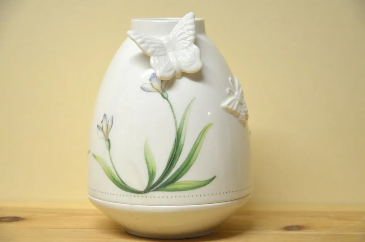 Villeroy & Boch Colourful Spring Windlicht mit Schmetterling Neu