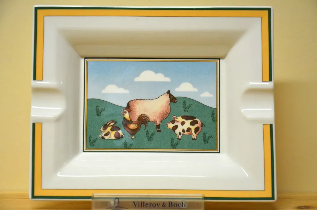Villeroy & Boch A La Ferme les animaux Aschenbecher