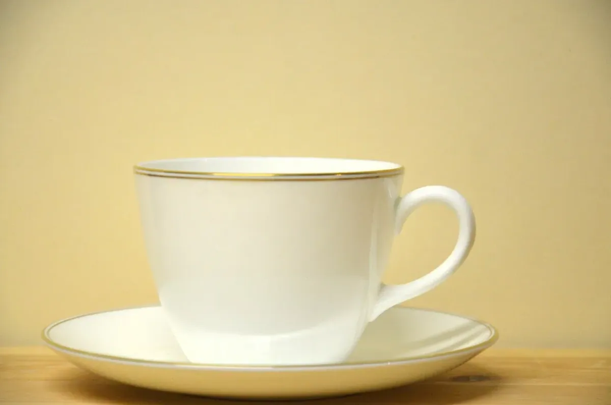 Wedgwood Gold Doric Kaffeegedeck