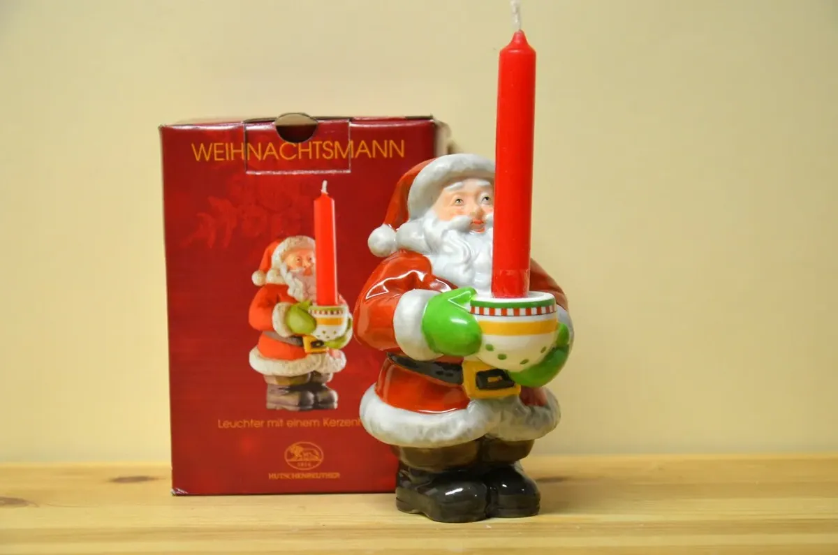 Hutschenreuther Nostalgischer Kerzenständer Nikolaus Neu