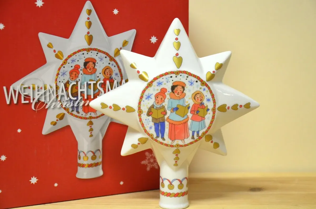 Hutschenreuther Weihnachtsmarkt Christbaumspitze NEU