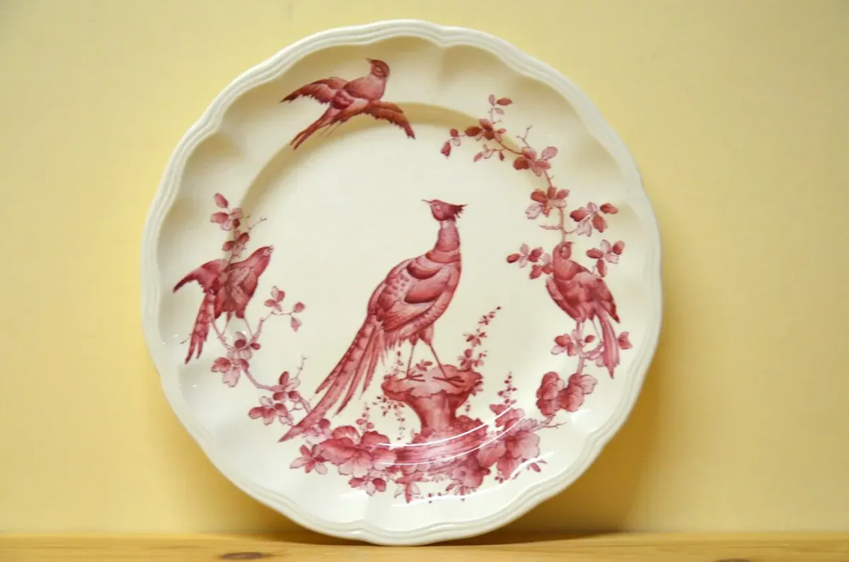 Spode Copeland roter Fasan Frühstücksteller