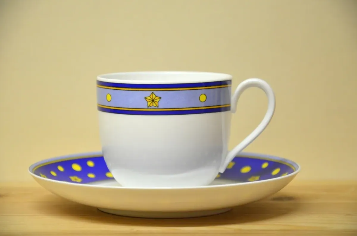 Villeroy & Boch Sun, moon, stars blaues Kaffeegedeck