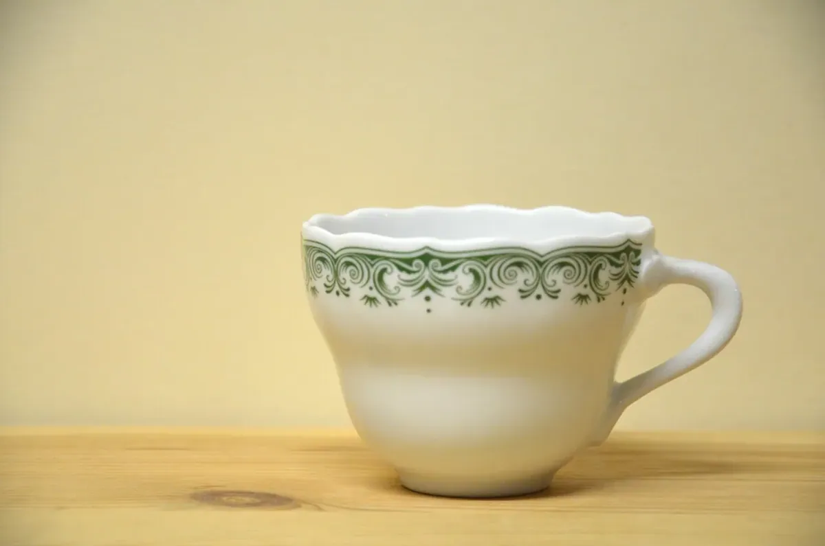 Hutschenreuther Prater grün Kaffeetasse