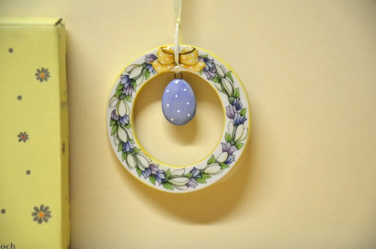 Villeroy & Boch Spring Decoration Anhänger blau NEU