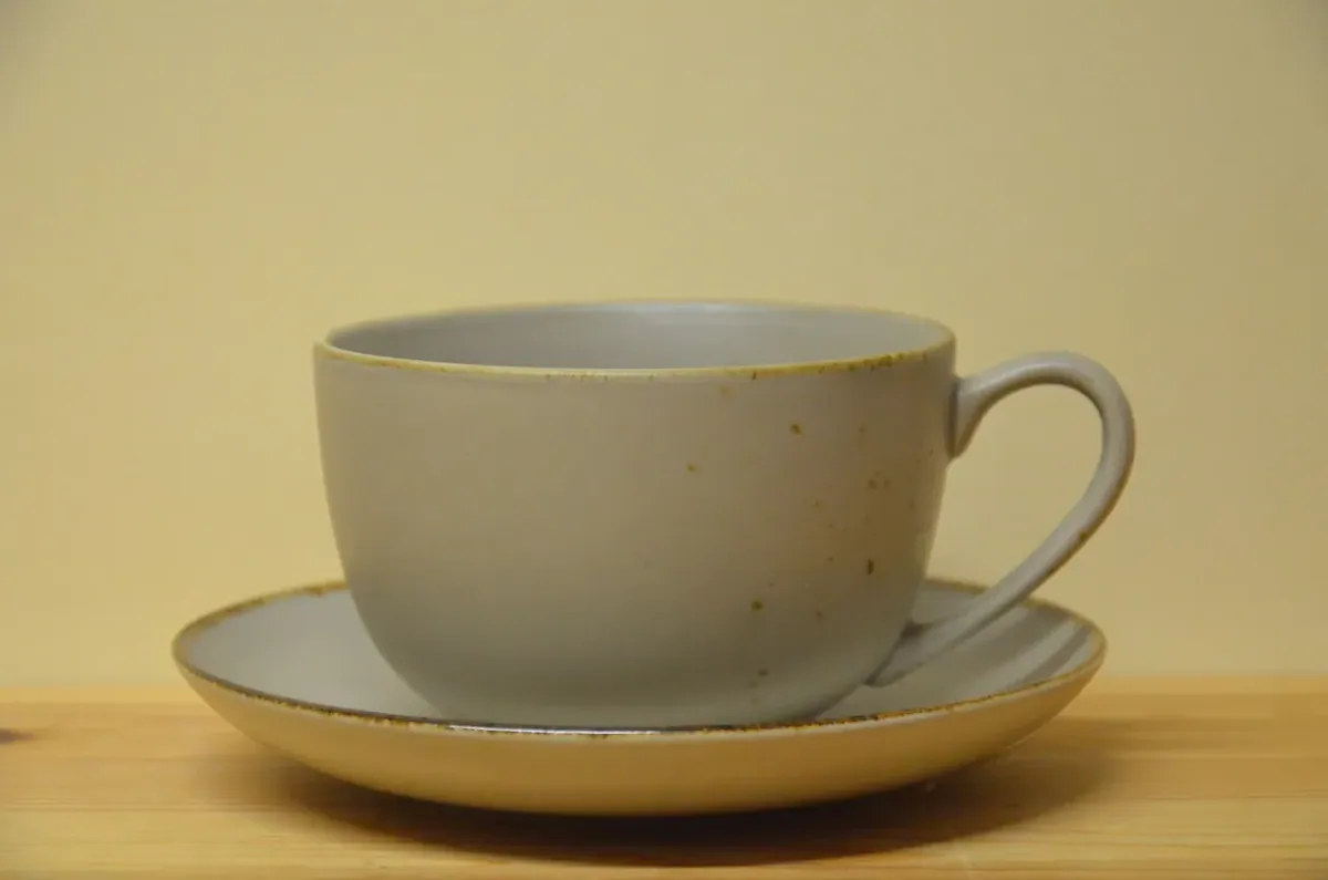 Villeroy & Boch Vivo Stone Ware brown Frühstücks / Jumbotasse mit Untere NEU