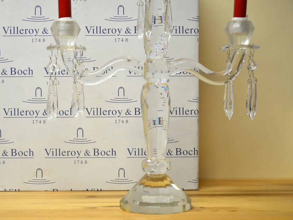 Villeroy & Boch Retro Leuchter aus Glas NEU