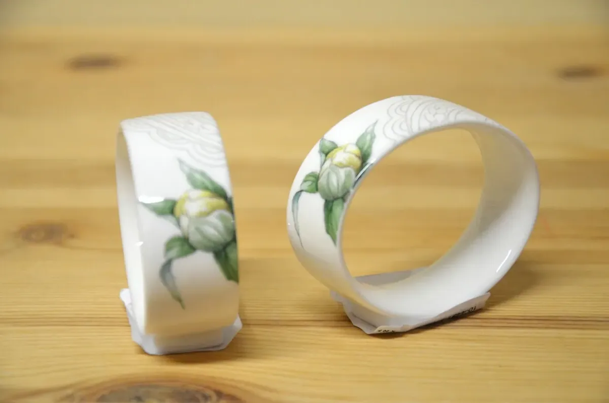 Villeroy & Boch Quinsai Garden Gifts 2 Serviettenring NEU