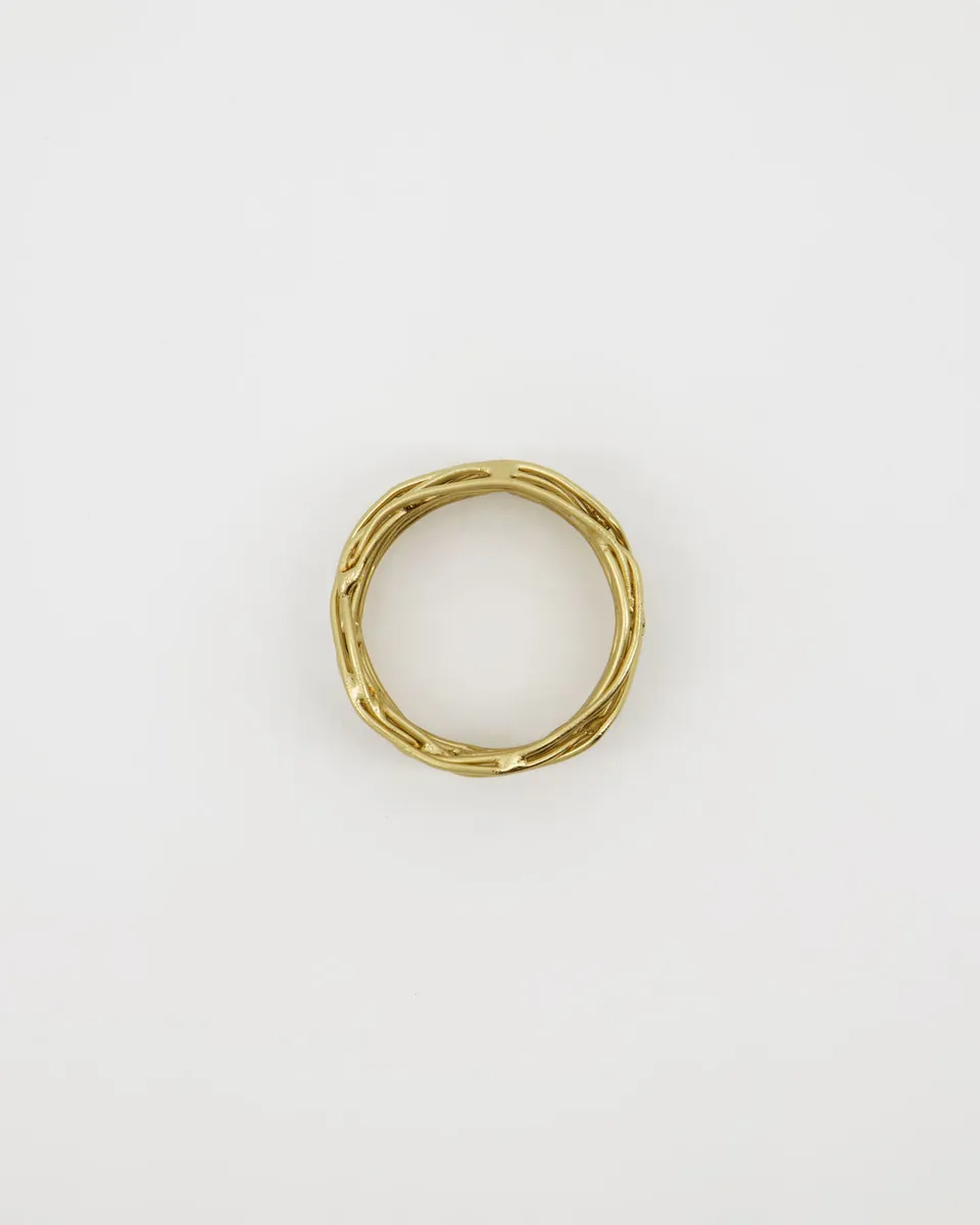Serviettenringe, Ring, Gold