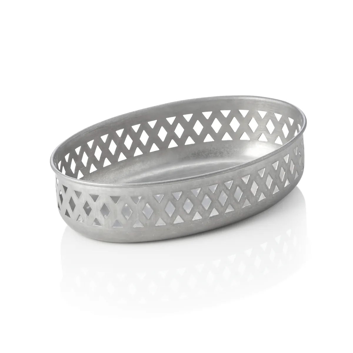 Brotschale STEEL & STYLE VINTAGE, 22 x 15 x 5,5 cm, Chromnickelstahl