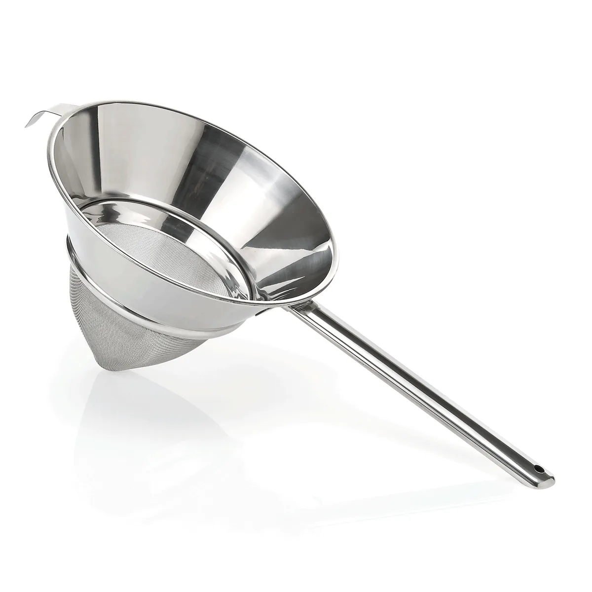 Spitzsieb, Ø 20 - 30 cm, Chromnickelstahl