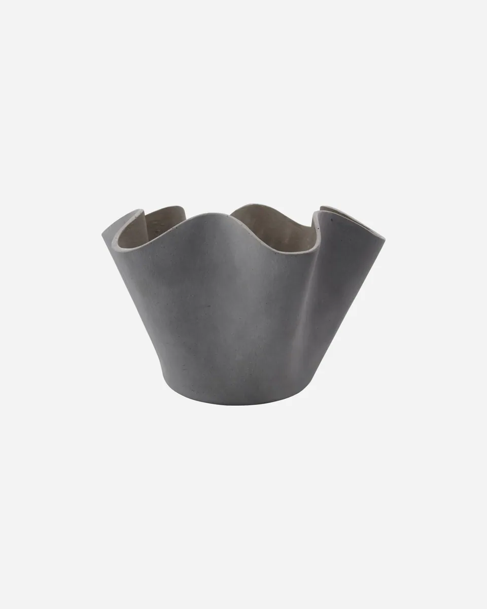 VASO Blumentopf/ Vase Grau groß