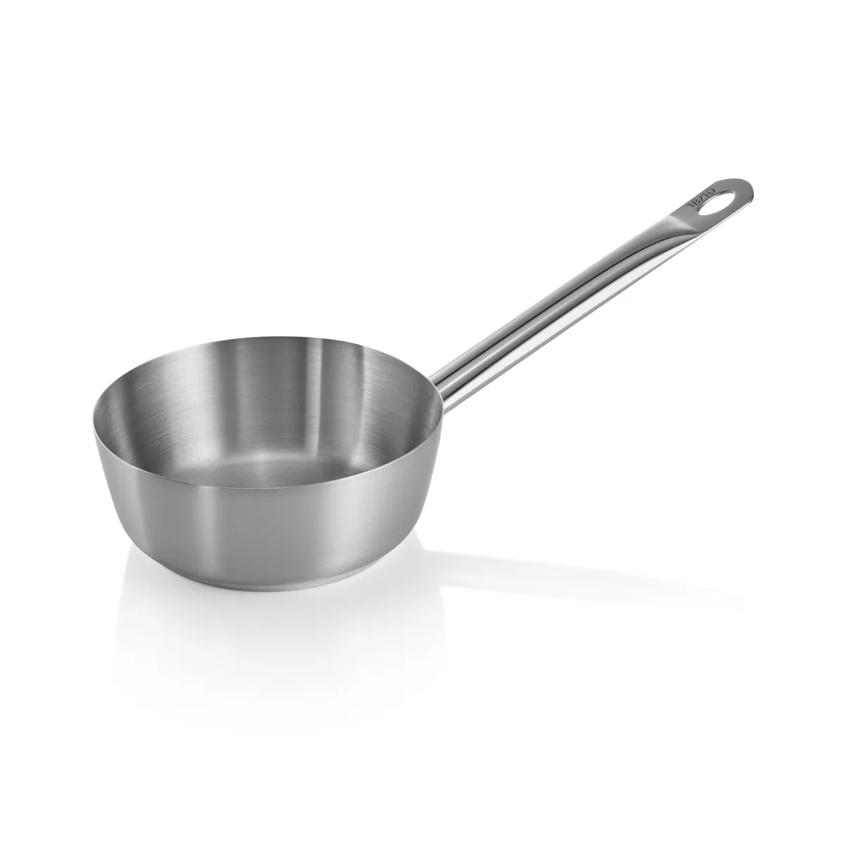Sauteuse Cookware 21, Ø 16 - 24 cm, 1 - 2 ltr., mit glattem Rand, Chromnickelstahl 18/10