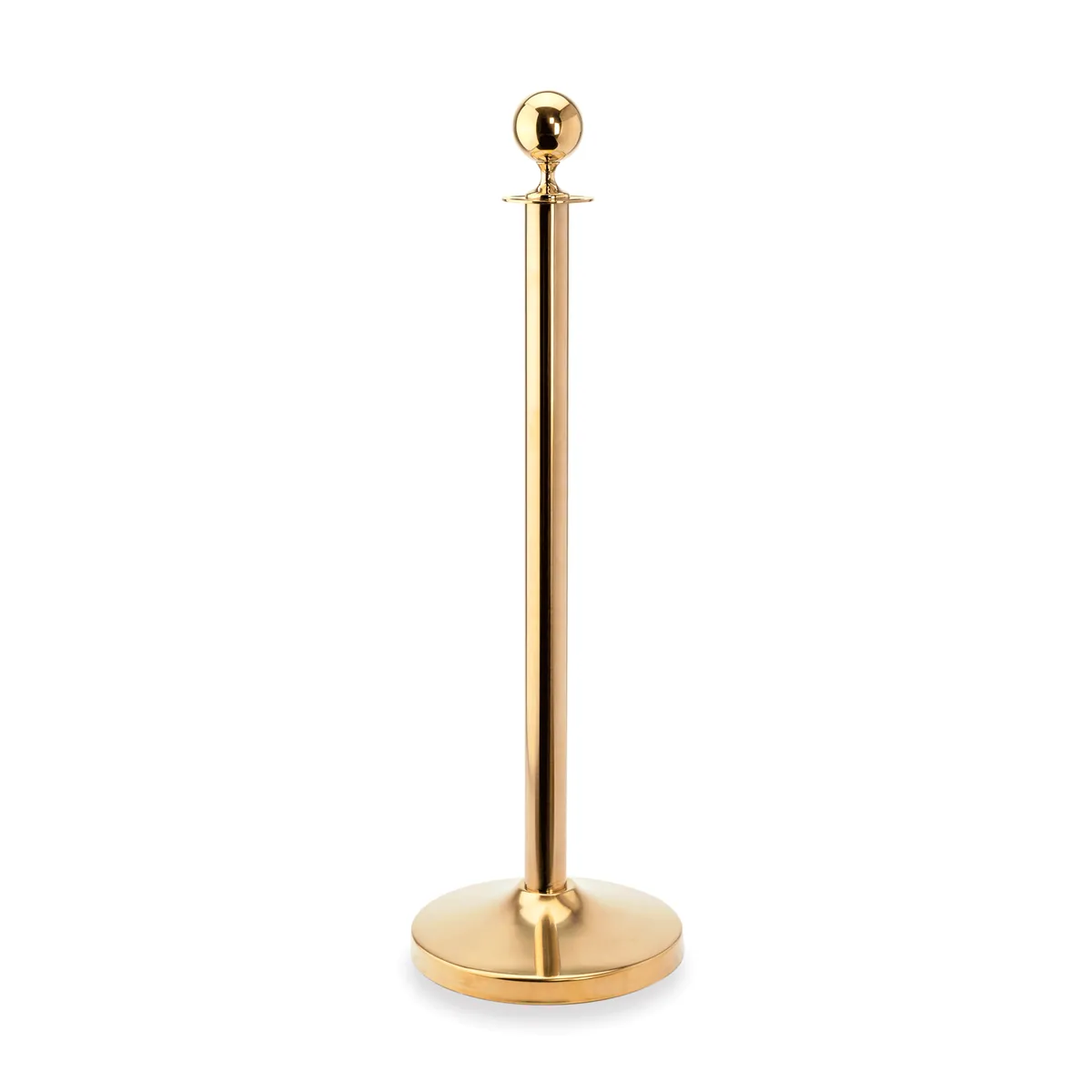 Abgrenzungspfosten Kugel 2er-Set Classic, goldfarben, Edelstahl