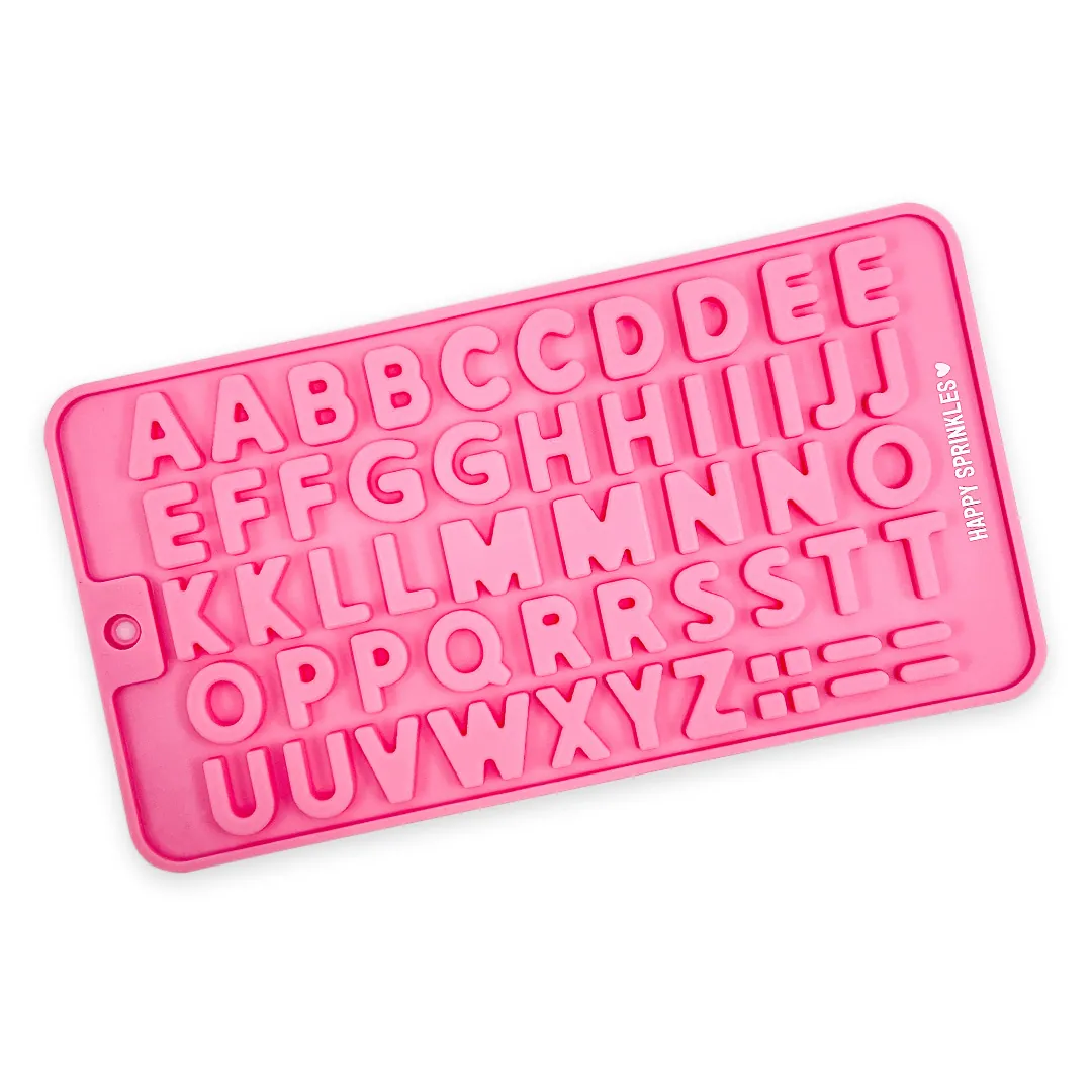 Silikonform Buchstaben ABC