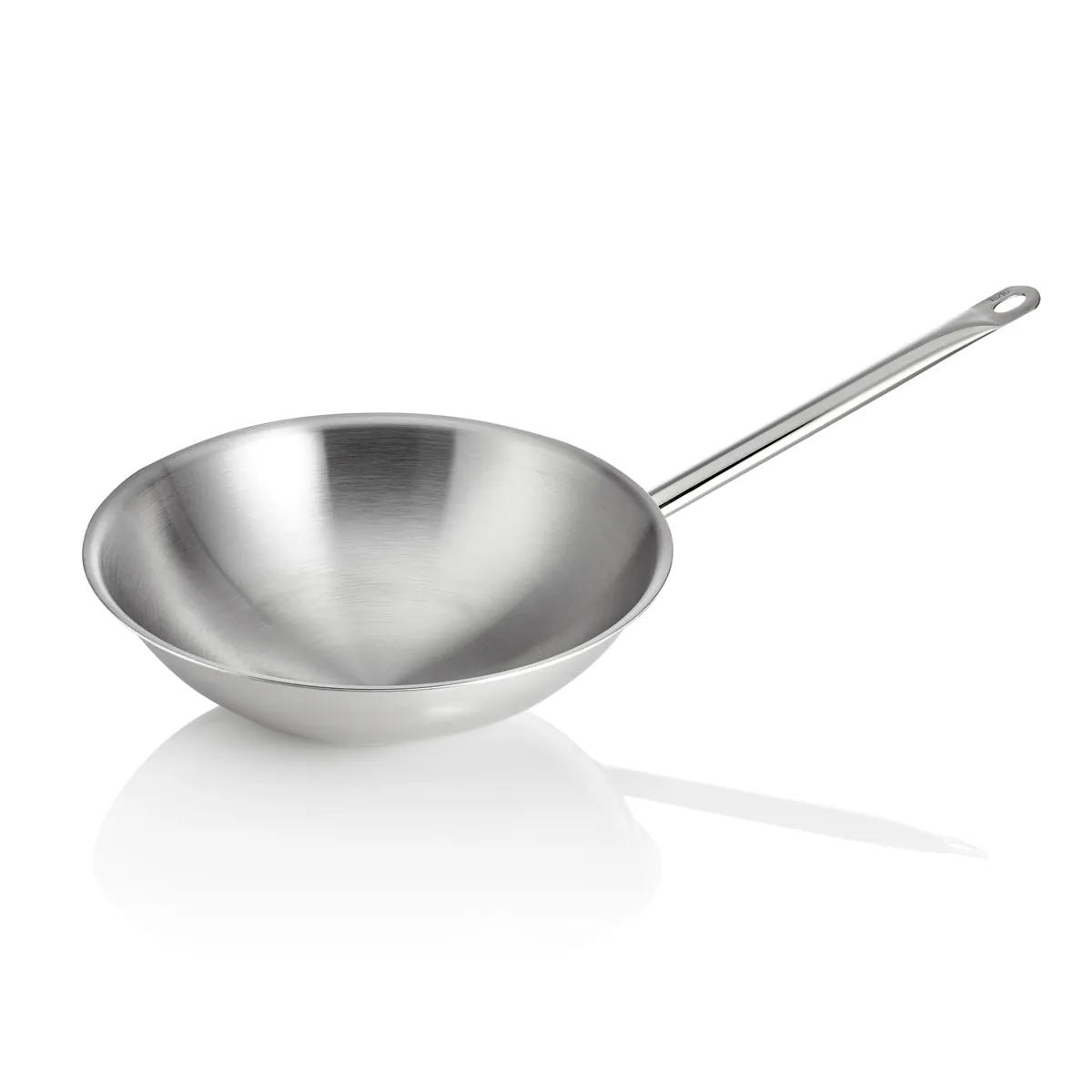 Wok Cookware 21 mit rundem Boden, Ø 38 cm, Chromnickelstahl 18/10