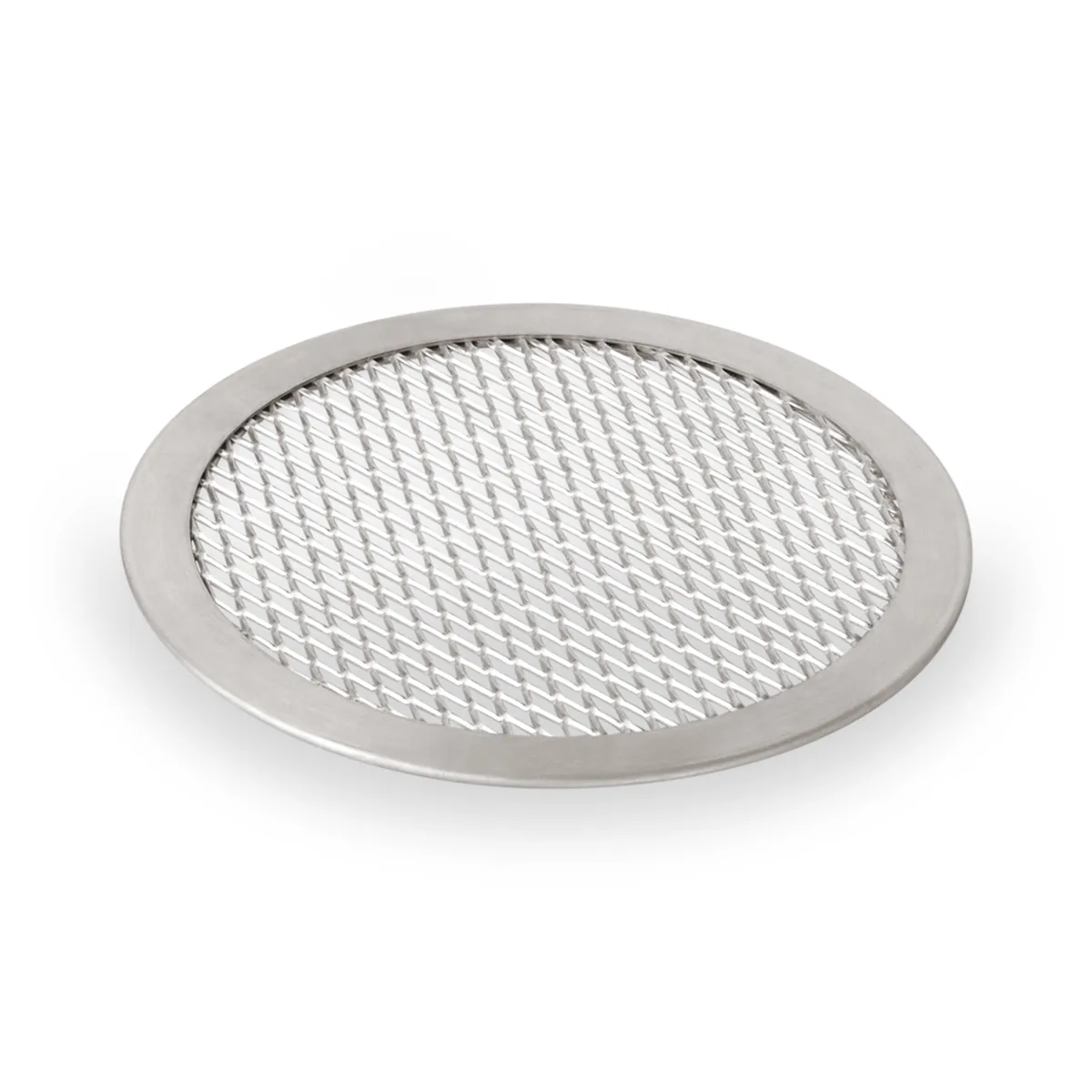 Pizza Screen Set, Ø 25 - 50 cm, Perforierung 8 x 4 mm, Set á 10 Stück, Aluminium