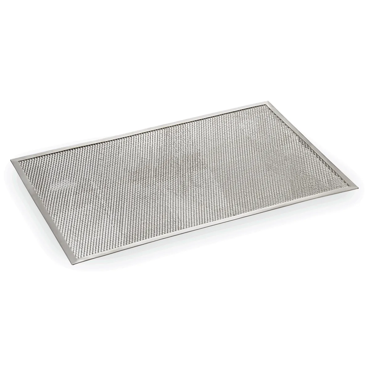 Pizza Screen, 60 x 40 cm, Perforierung 4 mm, Aluminium