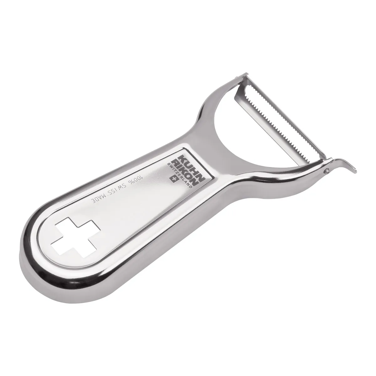 Kuhn Rikon Swiss Metallic Sparschäler Piranha Kreuz