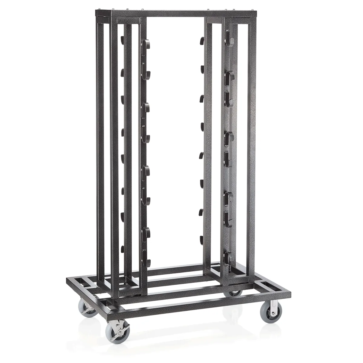 Transportwagen für Abgrenzungspfosten bis Ø 6 cm, 120 x 80 x 193 cm, Stahl