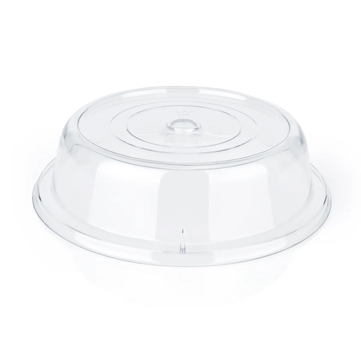 Tellerglocke mit Kondensöffnung, Ø 21,5 bis 26,5 cm, Polycarbonat