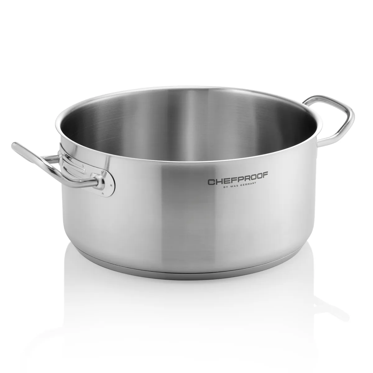 Bratentopf Chefproof, Ø 24 -50 cm, Chromnickelstahl 18/10