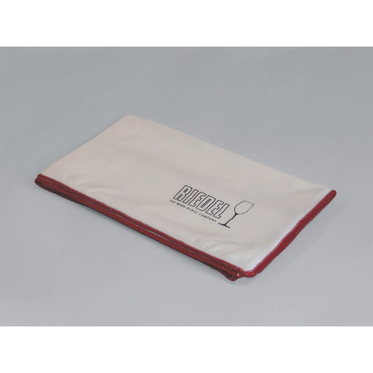 GLASTUCH MICRO WEISS MIT ROTEM RAND 620284WR 50X64CM !!!!