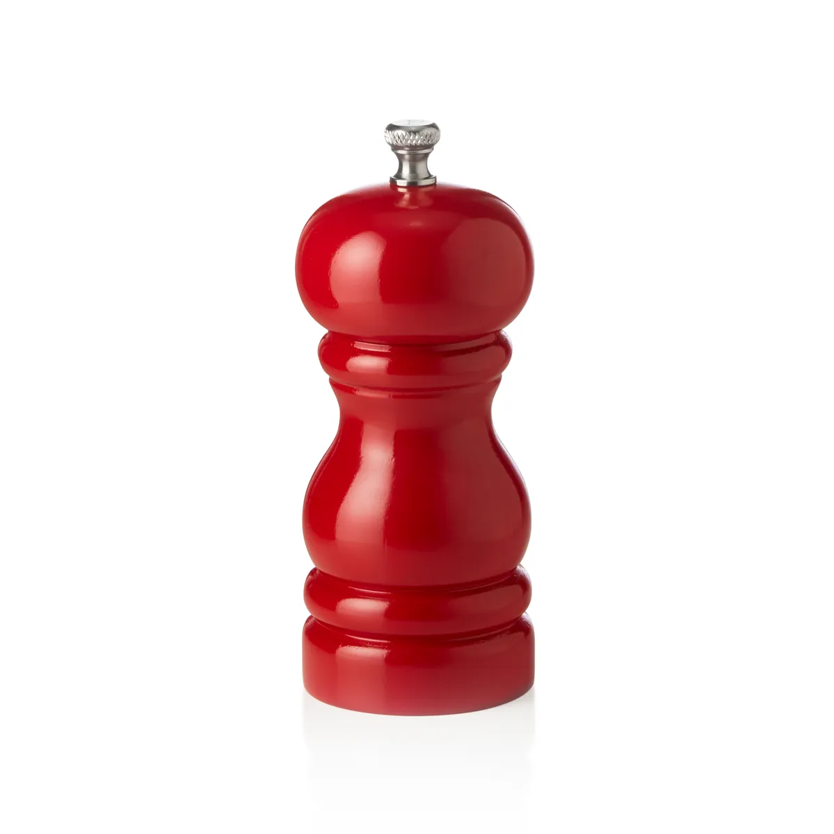 Pfeffermühle mit Keramikmahlwerk CLASSIC MILL, Höhe 11 oder 15 cm, rot glänzend, Keramik, Holz