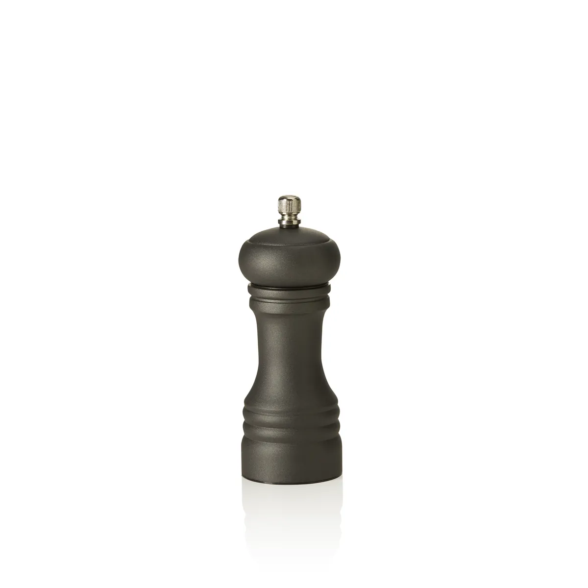 Salz- oder Pfeffermühle Metal mit Edelstahl-Mahlwerk, Höhe 15 cm, Edelstahl