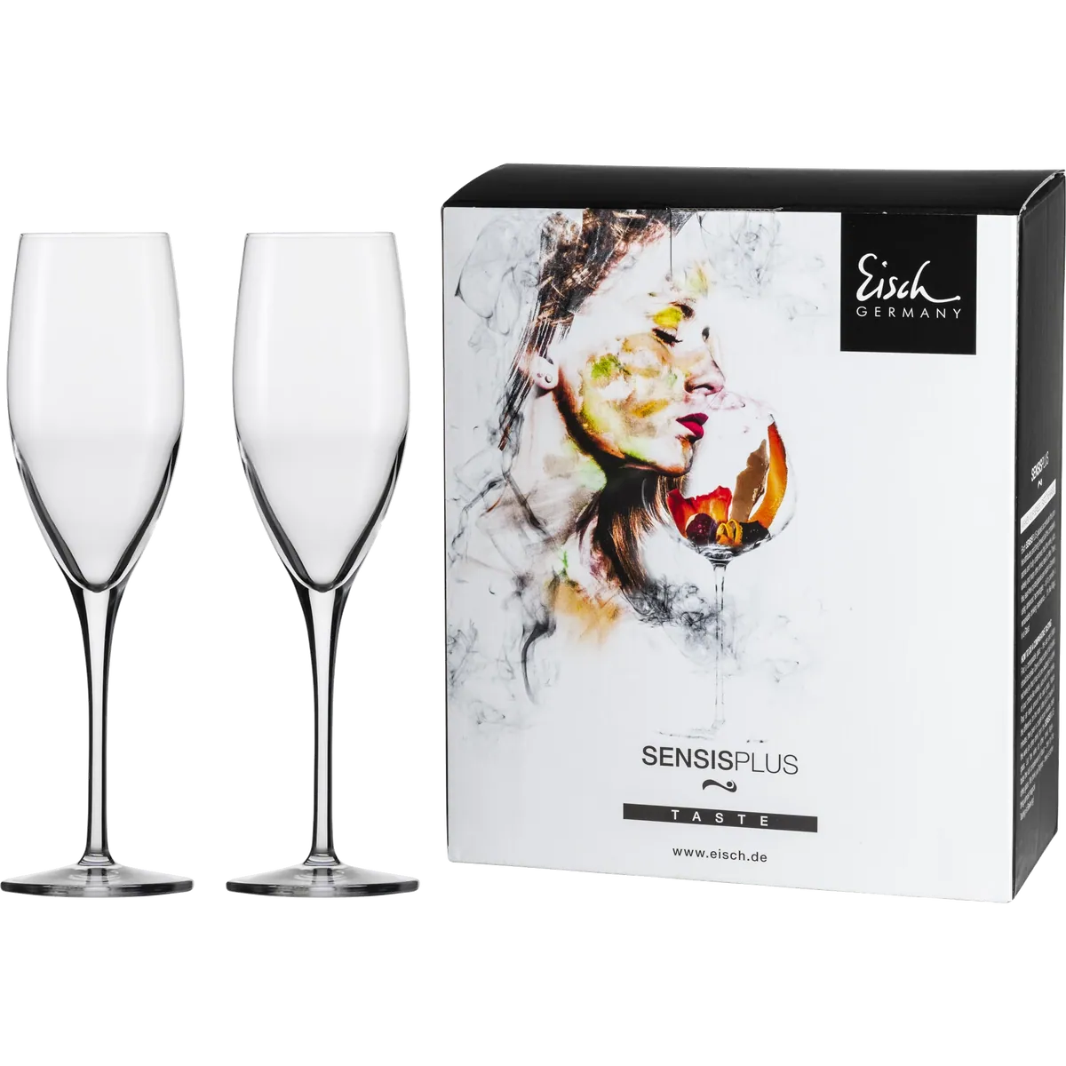 Champagnerglas Superior SENSISPLUS - 2 Stück im Geschenkkarton mit Moussierpunkt 500/71