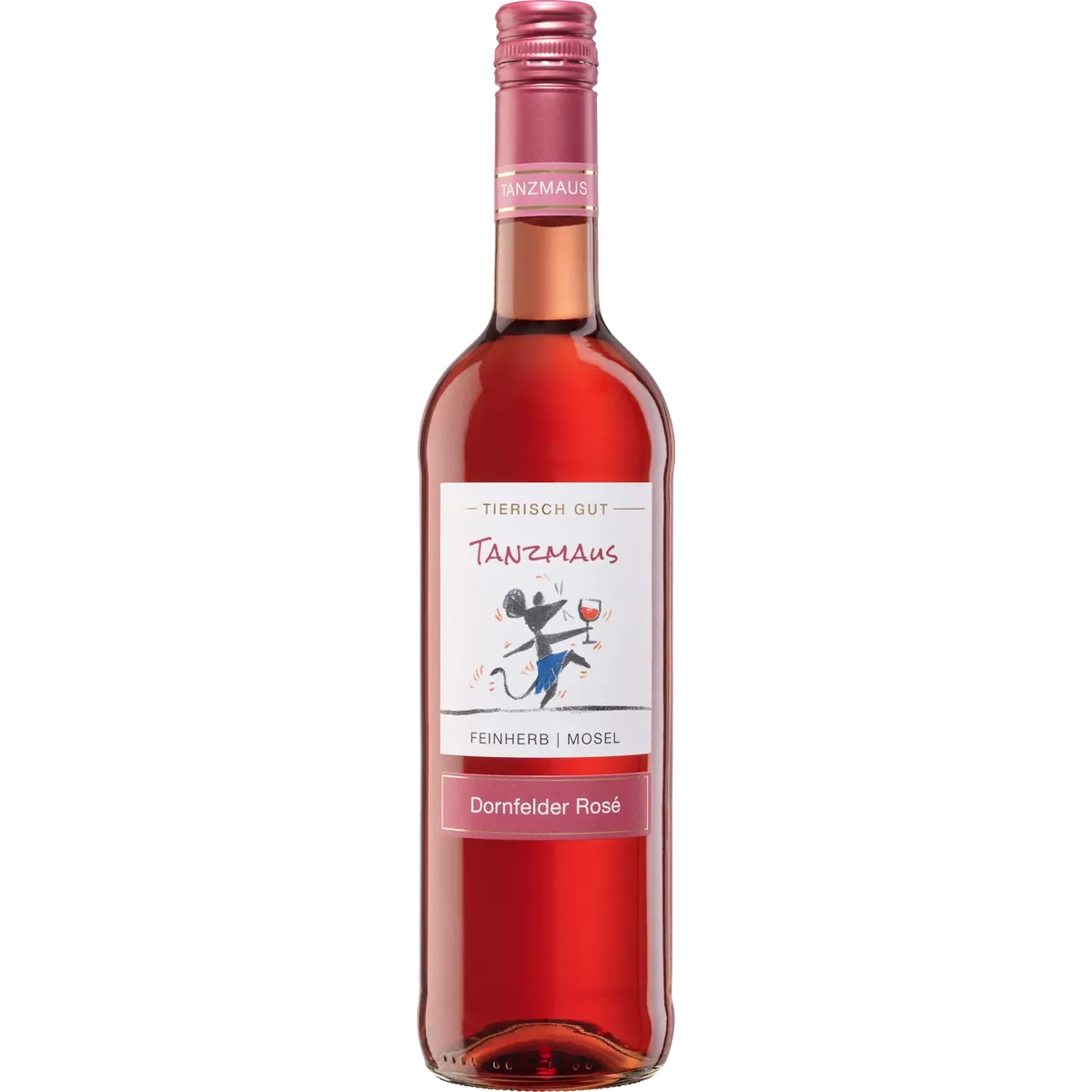 Moselland Tierisch gut - Tanzmaus Dornfelder Rosé QbA