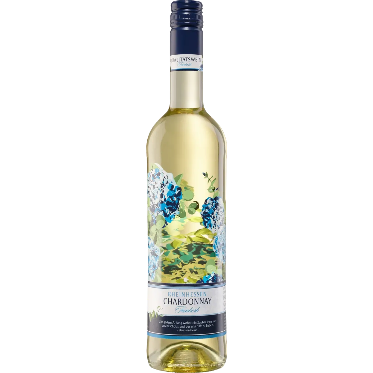 Moselland Niersteiner Blumenflasche - Gartenperle Rheinhessen Chardonnay QbA 2023