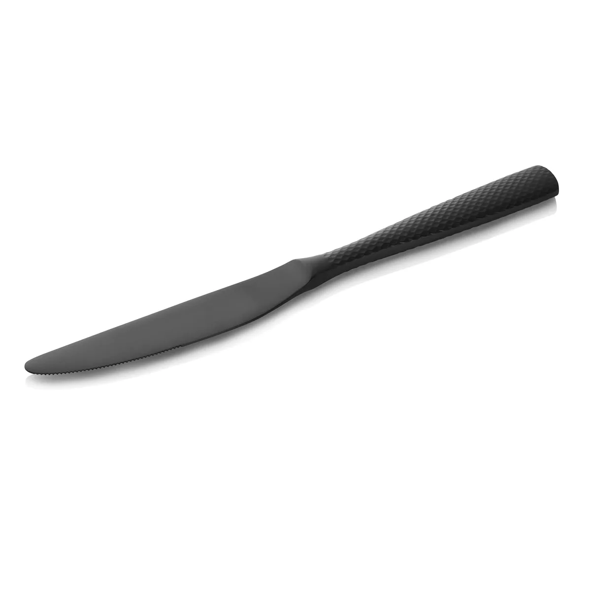 Besteckserie ONYX SHADOW, 12er-Set, strukturierte Oberfläche, schwarz, Chromstahl 13/0