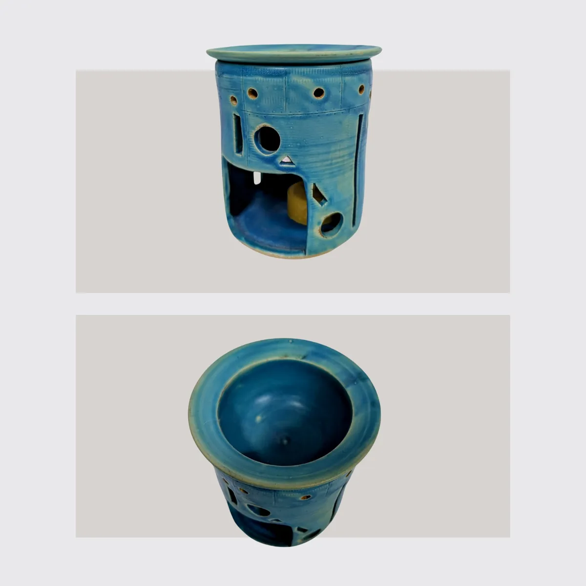 Duftlampe türkis