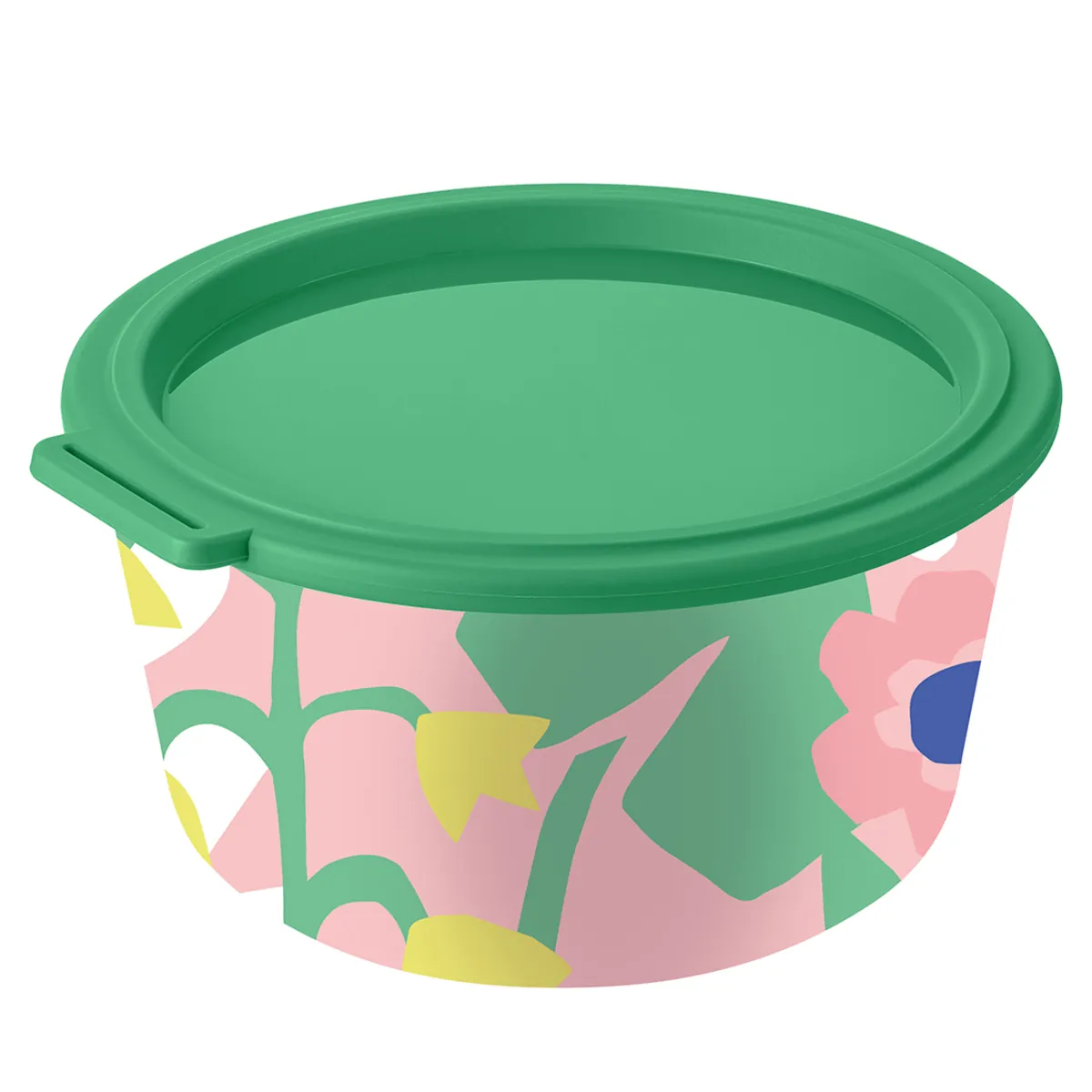Schale 2,2l mit Deckel, NORA BOX 2,2l BLOOMS