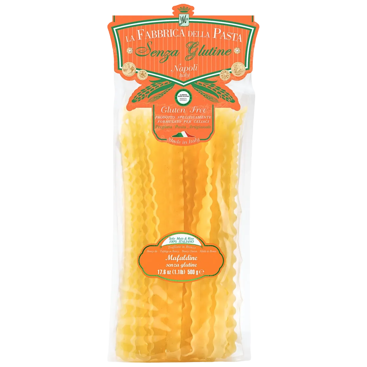 Pasta di Gragnano IGP Mafaldine glutenfrei - Lange Nudeln (105)