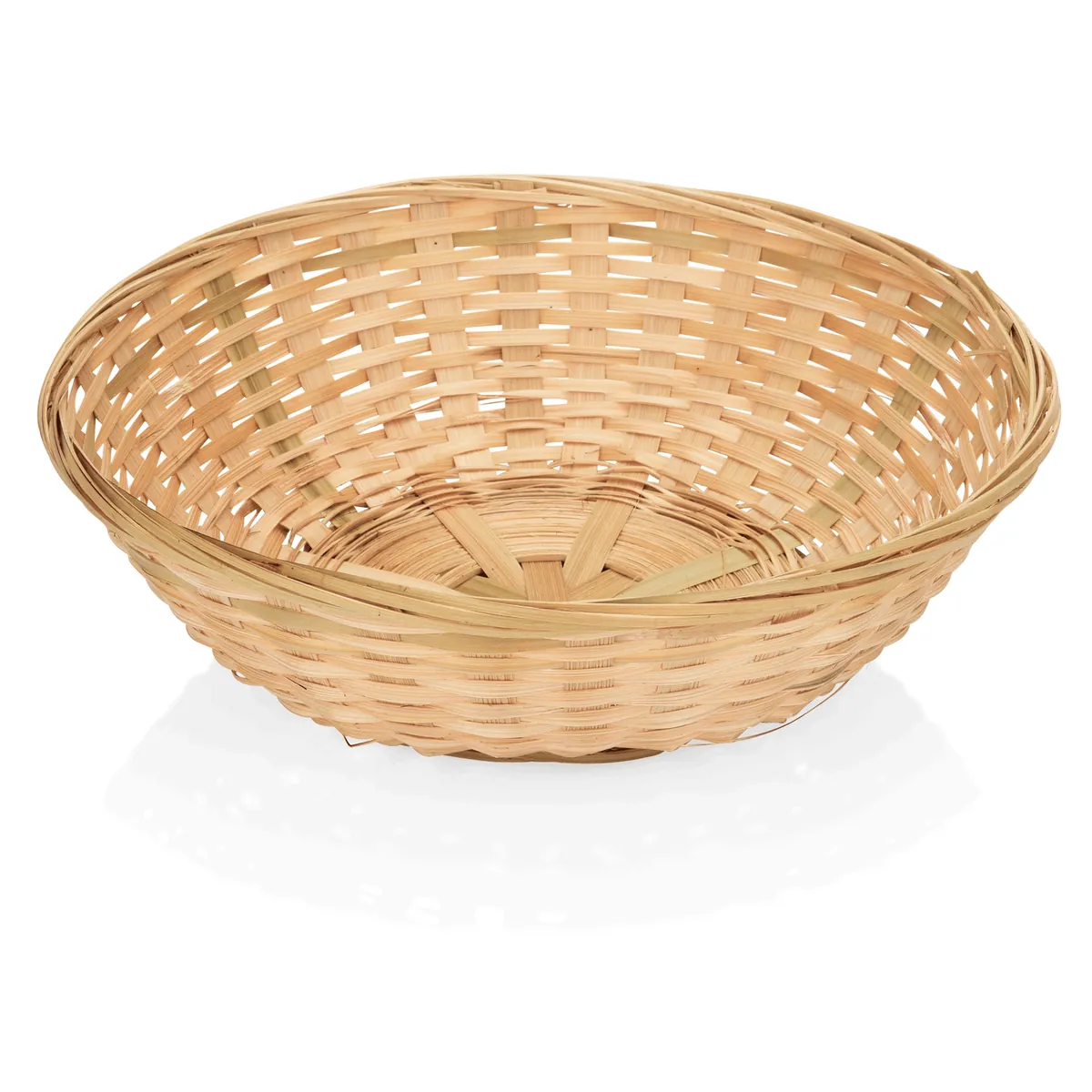 Tischkorb Set, Ø 20 - 25 cm, Set á 12 Stück, Holz