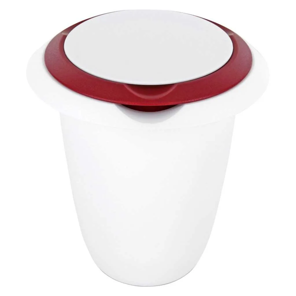 Westmark Quirl-/Rührtopf mit Deckel Kunststoff 1l rot