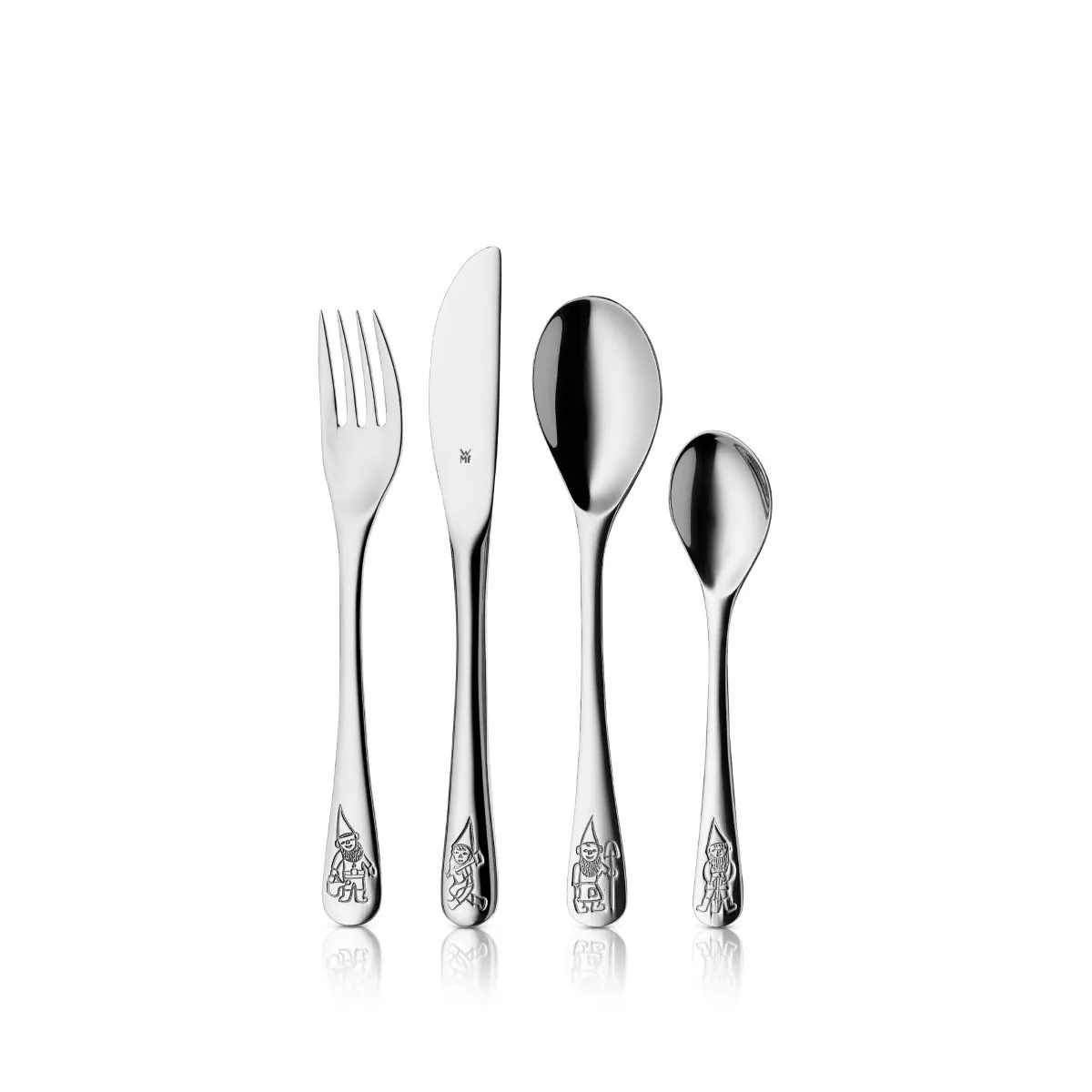 WMF Kinderbesteck Set 4 teilig Zwerge