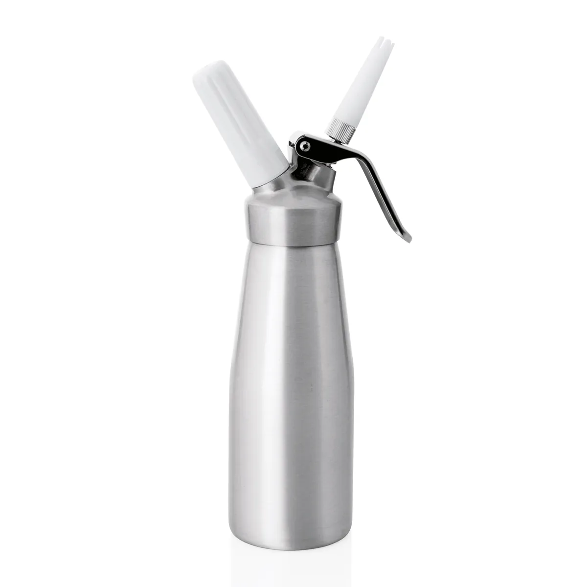 Siphon, 0,5 oder 1ltr., Aluminium, Edelstahl