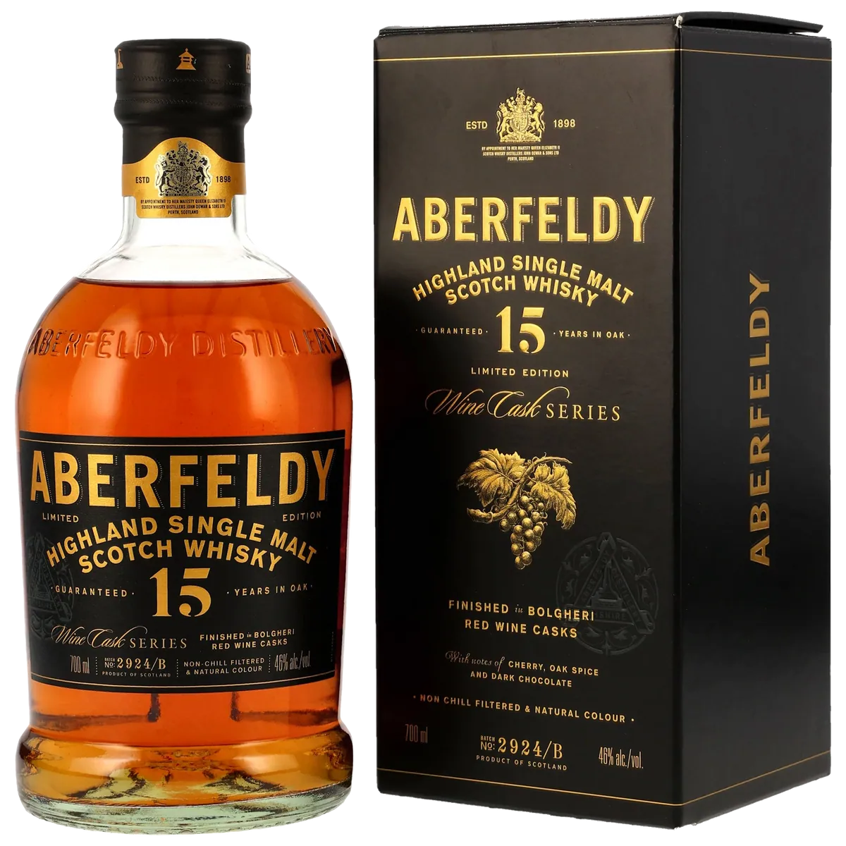 Aberfeldy 15 Jahre Tuscan Bolgheri Italian Red Wine Cask
