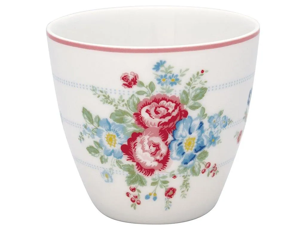 Latte cup HENRIETTA WHITE