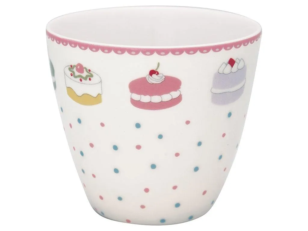 Latte cup MADELYN WHITE