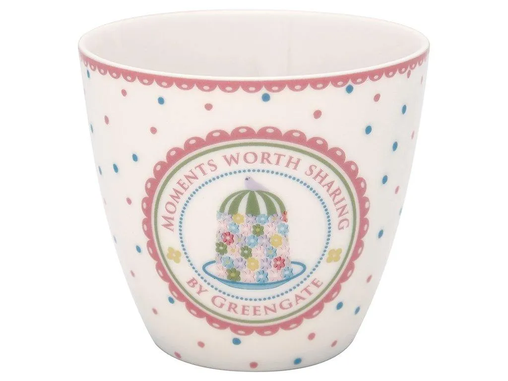 Latte cup TENNA WHITE
