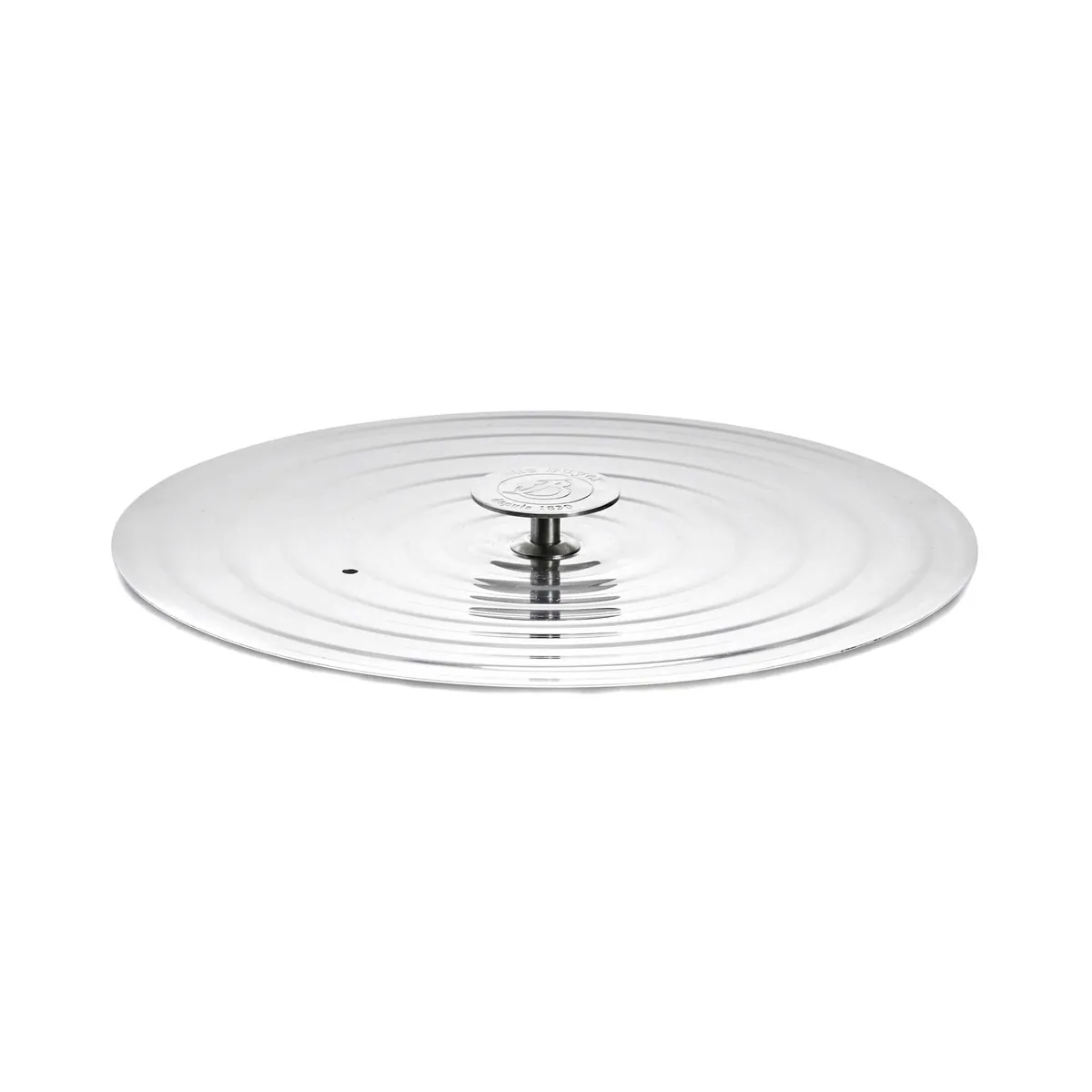 DE BUYER flacher Pfannendeckel aus Edelstahl für Pfannen 26-28 cm