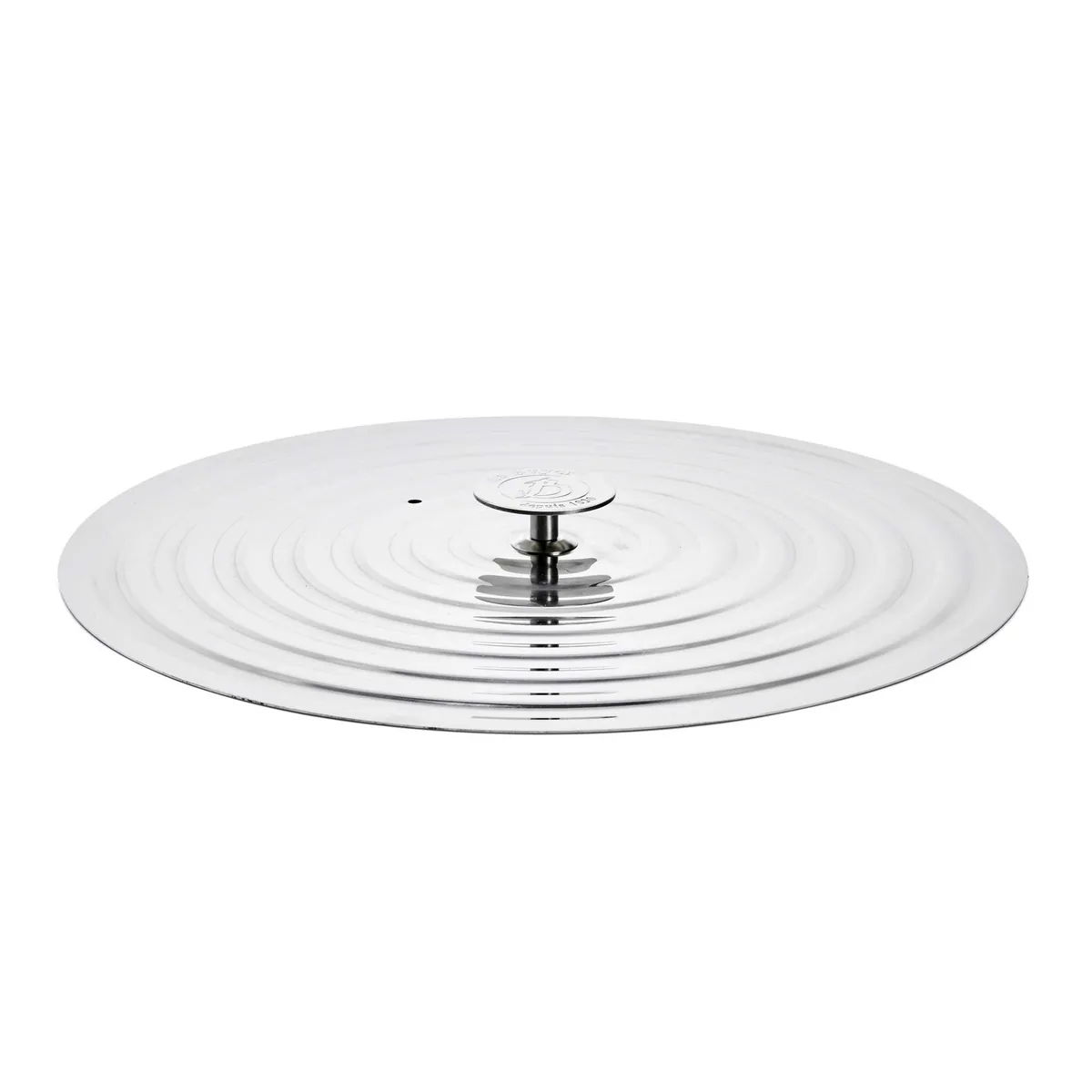 DE BUYER flacher Pfannendeckel aus Edelstahl für Pfannen 30-32 cm